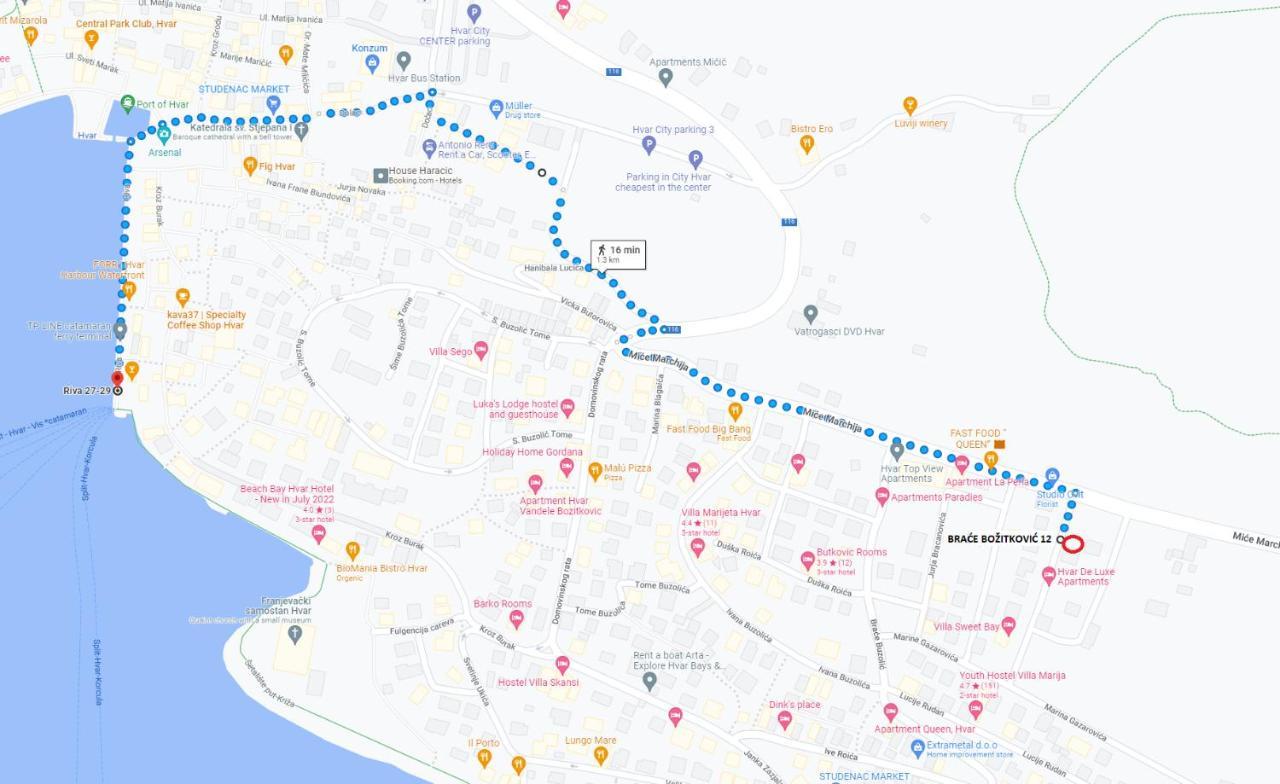 Hvar Apartments Felix Đảo Hvar Ngoại thất bức ảnh